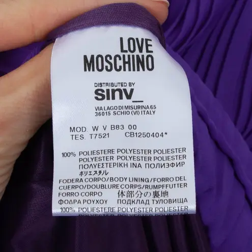 Love moschino Color Block Pleated Dress Women's Size US 10