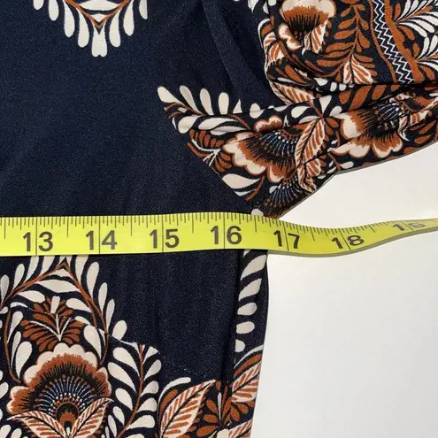 Inc international Concepts Black Boho Print Knee-length Shift Dress