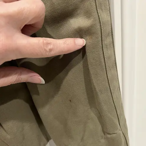 L.A.M.B. Gwen Stefani Army Green Military Style Jacket Size 2 Cotton Wool Y2K