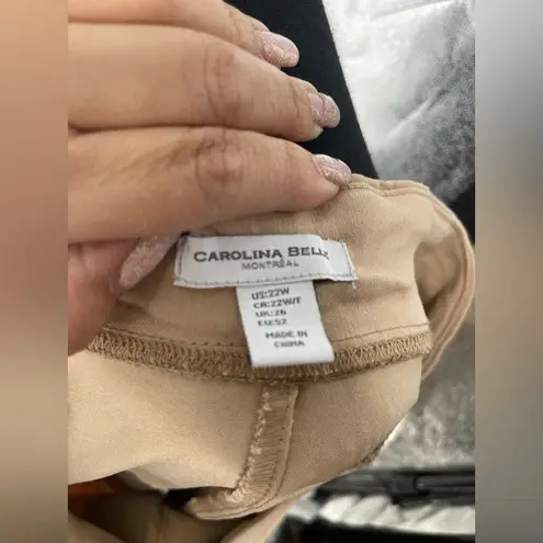 Carolina Bella pants women's size 22W wheat color Tan