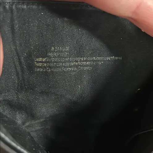 Karl Lagerfeld Black Leather “Perry” Motorcycle/ Hiking Boots sz 8.5