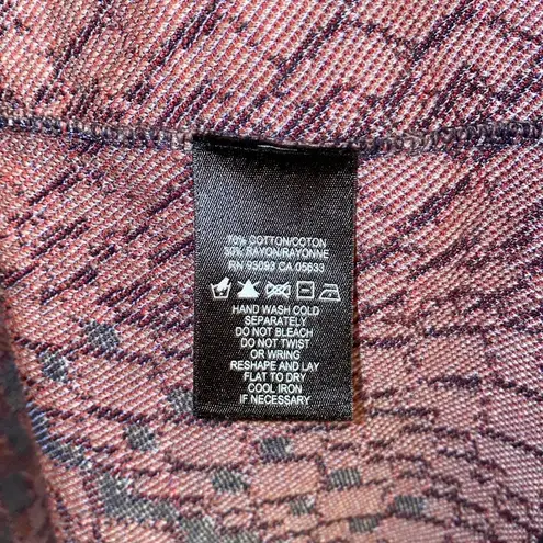 Nic+Zoe NWT Long Tunic Open Knit Cardigan, Tribal, Aztec, Boho, Geometric Size L