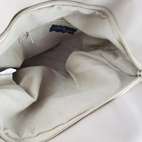 Jackson Beige Crochet Knit Style Double Strap Shoulder Bag Women's Purse