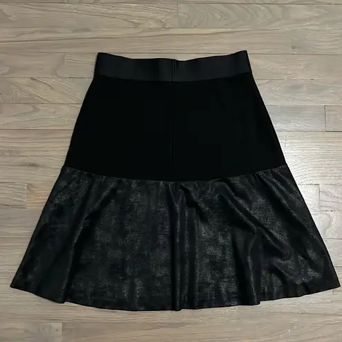 CAbi  “Owens”black flared skirt (548). XS