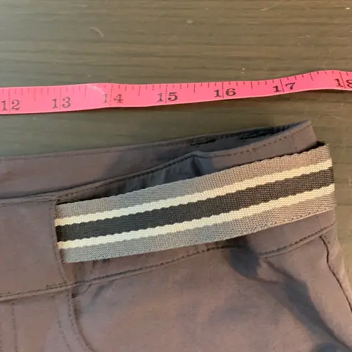 Eastern Mountain Sports EMS Womens 14R Gray Nylon Stretch Cargo Hiking Pants Outdoor Adventure Gorpore