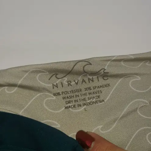 Nirvanic Swim Bikini Kehlani Top in Jungle (L) Size L