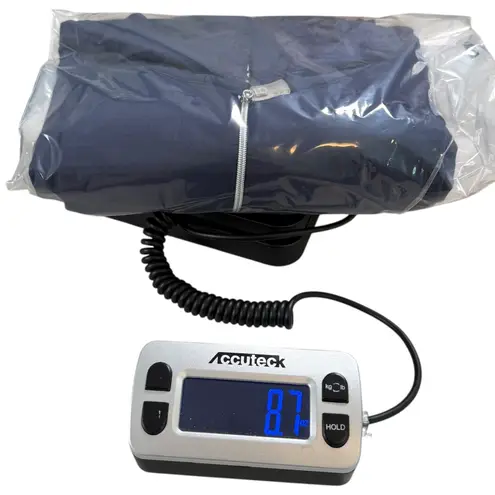 Bette & Court Womens XXL Navy Blue Quarter Zip Long Sleeve Golf Tennis Polo