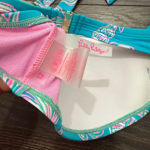 Lilly Pulitzer  Women’s 12 Ring Rare Swim Top New