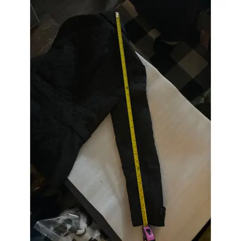 ZARA  Basic Black Button Down Quilted Jacket M Quiet Luxury Classic Minimalist