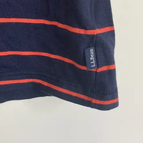 LL Bean| Striped Tee Shirt sz XS Blue