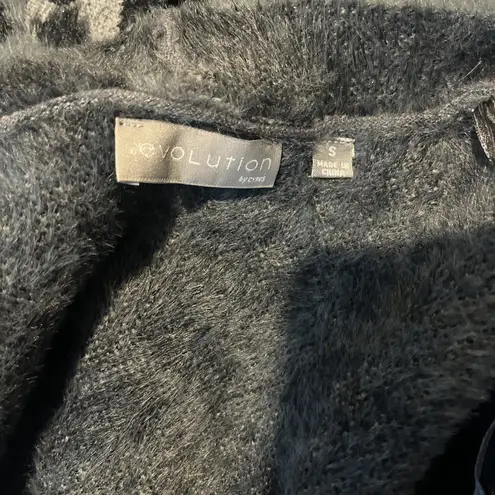 Evolution By Cyrus Women’s NWT Cozy Cheetah Print Cardigan Size Small