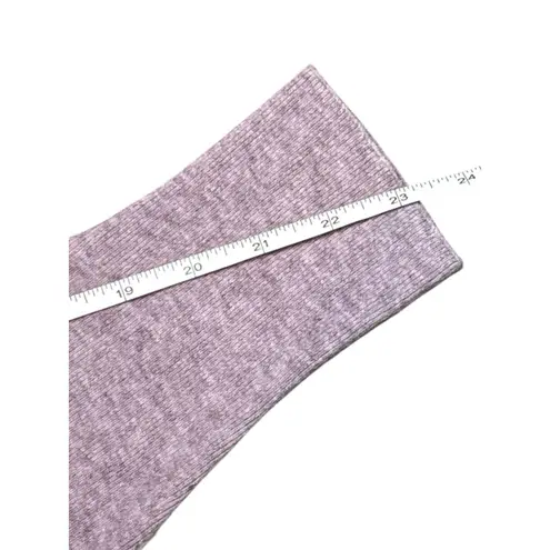 Vila Milano  Women’s Purple Heathered Knit Dolman Sleeve Pullover Sweater Large