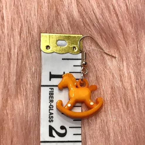 Retro Plastic Charm Mismatch Baby Shower Earrings