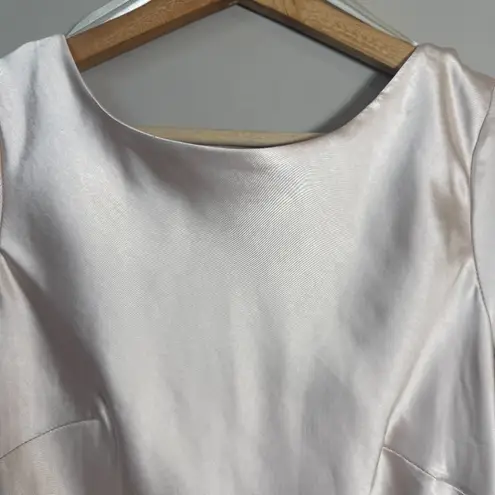 Hello Molly  Expressed Permission Mini Dress Women's XS 2 Champagne Satin NWT