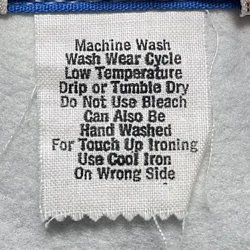 VTG 70s Birds & Floral Small Blue Tote Bag Flamstead Of Vermont Unisex 2 Handles