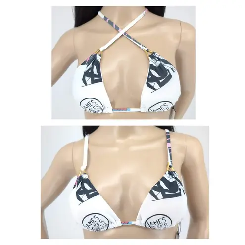 Swiminista x James Peter Henry Art Toss Print Sexy Bikini Top - Size XS - NWT