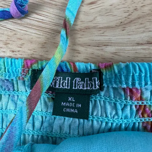 Wild Fable  Women's Aqua Blue Sleeveless Woven Cropped Top - Size XL - NWT