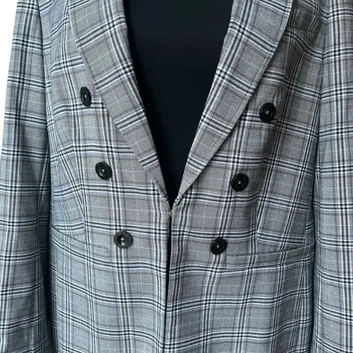 Tommy Hilfiger  Plaid Peak-Lapel Long Line Blazer, Sz 16