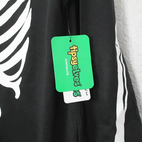 Tipsy Elves Skeleton Onesie Jumpsuit S NWT
