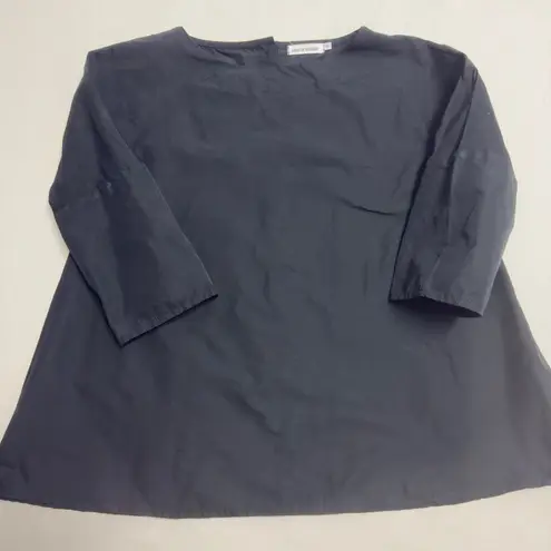 Boat Neckline Floaty Blouse NWOT Black