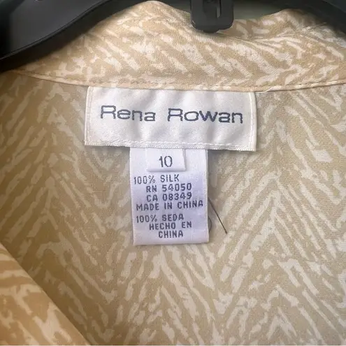 Rena Rowan  100% silk Blouse