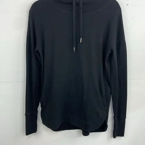 Sweaty Betty Black Escape Luxe Fleece Hoodie size XS relaxed fit