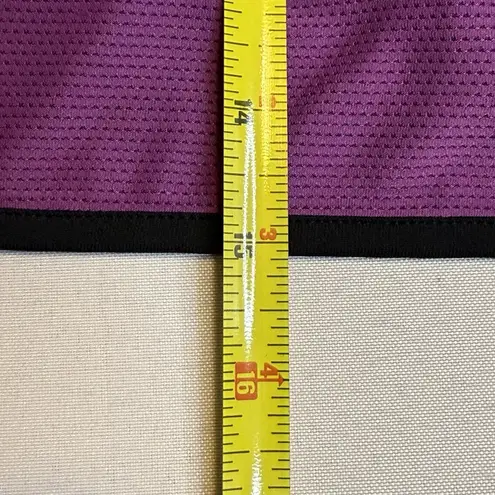 Athleta  Run With It High Rise Skirt Skort Fitted Shorts Sz L‎ Purple Key Pocket - Image 12