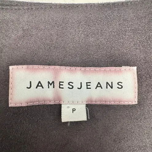 James Jeans V Blazer Petite Sueded Mink