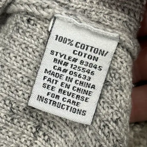 Habitat  Clothes to Live In Top Womens XL Waffle Knit Button Up Cardigan Sweater