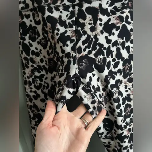 Balance Collection aka Marika High Rise Tummy Control Legging Sz L Leopard Print