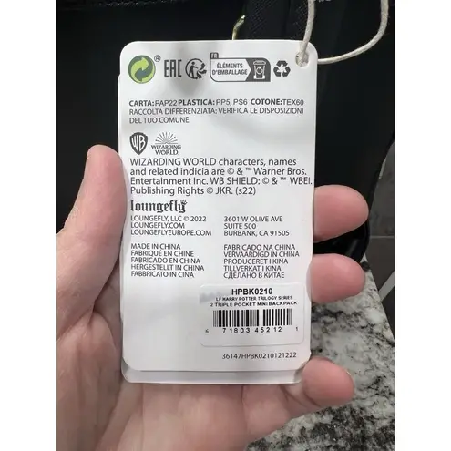 Lounge Fly Harry Potter TRILOGY SERIES 2 Triple Pocket Wizardry Mini Backpack NWT