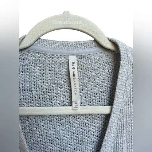 Babaton The Group  Women's Button Long Sleeve Waffle Knit Top‎ Blouse size medium - Image 3