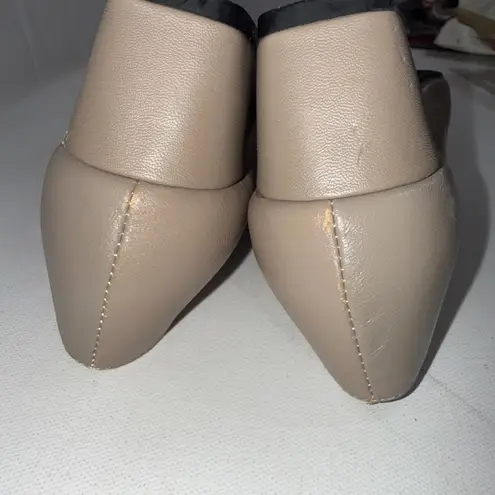 Beacon Fashion & Fit Old Money Classy Leather Peep Toe Pumps Heels Shoes 7SS Size 7