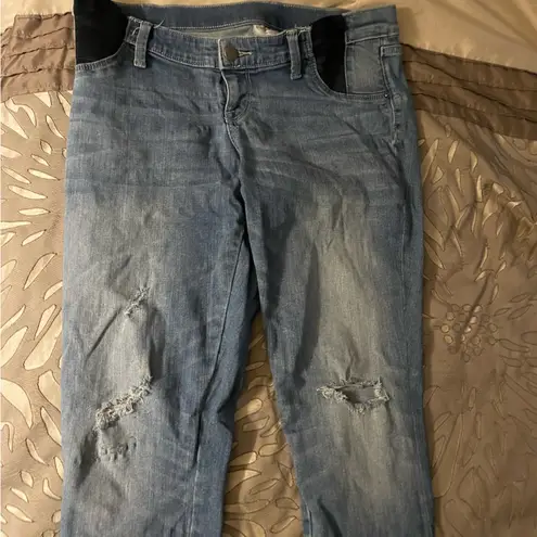 Liz Lange Side Panel Stretch Maternity Jeans