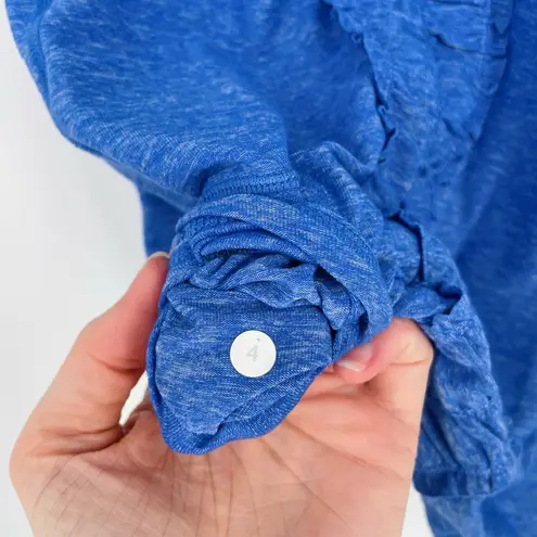 Lululemon  dash ruffle tank II in heathered royalty blue size 4 - Image 7