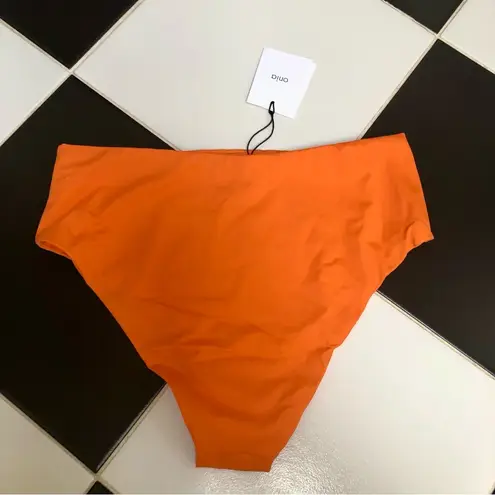 ONIA NWT  Sabrina Bikini Bottom Swim in Persimmon Bright Neon Orange Beach sz XL