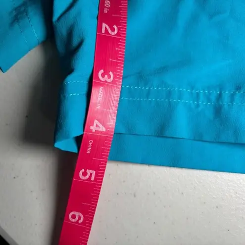 L.L. Bean Blue Supplex Nylon Drawstring Shorts Lining Pockets Large Active - Image 10