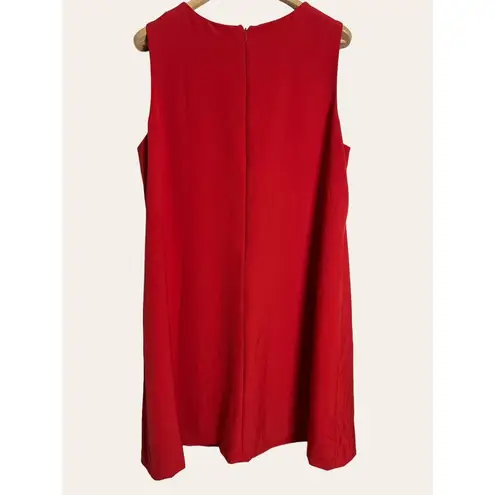 Ralph Lauren Lauren  Red Shift Dress Size 18 W