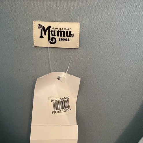 Show Me Your Mumu  Michelle Maxi Dress Steel Blue