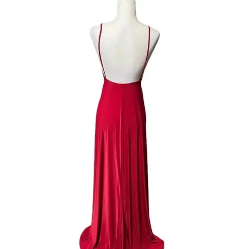 Abyss By Abby Elle Gown with long tail Size XS