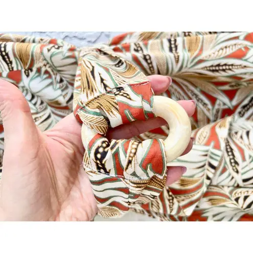 Alexis Strapless Ruffle Printed Faina Midi Dress Multicolor Women's medium