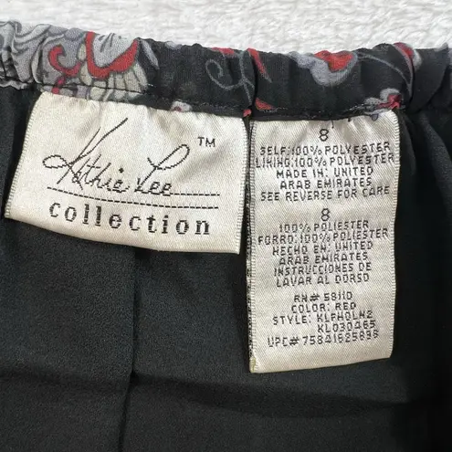 Vintage 90s Sz 8 Midi Skirt Asymmetric Sheer Cottagecore Floral Ruffle Fairycore Black