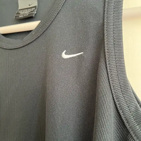 Nike  Running Dri Fit Women’s Ribbed Tank Top Black Size: Extra Small