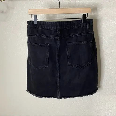 Cotton On  Denim Black Mini Skirt