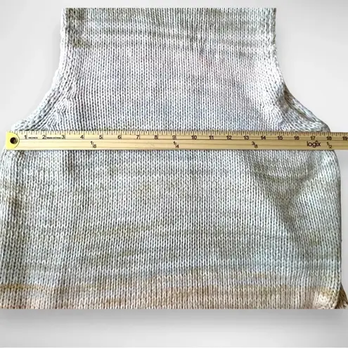 Evereve 525 Women's Neutral Ombre Knit Mockneck Sleeveless Tank XL | NWT