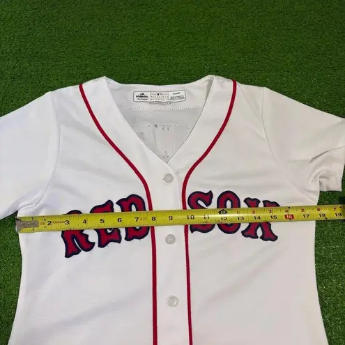 Majestic Women's Boston Red Sox Size Small CRAWFORD 68 Stitched Jersey