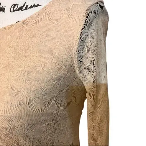 Urban Outfitters Pins and Needles Cream Lace Bodycon Dress S Bridal Mini