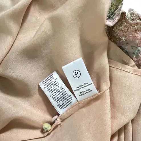 HEMANT AND NANDITA Nora Maxi Dress in Rose Pink Size XS