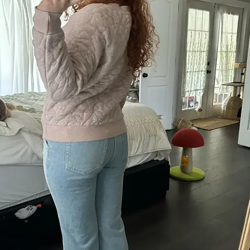 prAna Women’s Medium Pink Carin Quilted Sweatshirt