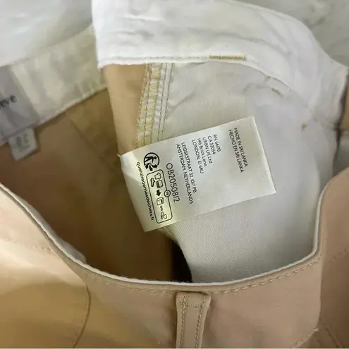 Maeve Curved Cropped Chino Pants Anthropologie Size 8